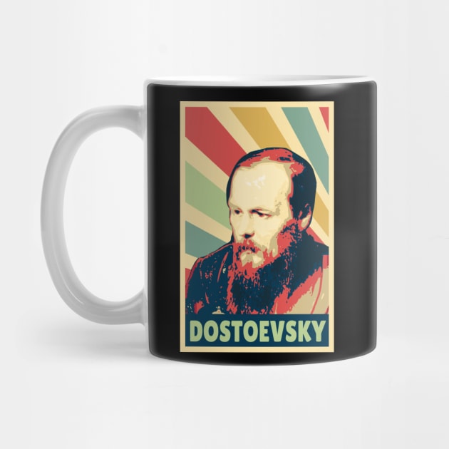 Fyodor Dostoevsky Vintage Colors by Nerd_art